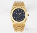 Swiss Audemars Piguet Royal Oak Jumbo 39mm Watch With Gold and Black Dial